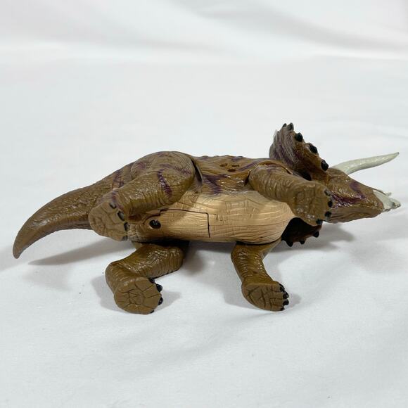 Jurassic Park 3 Dilophosaurus Velociraptor Triceratops Lot of 3 Hasbro 2000 - Picture 15 of 16